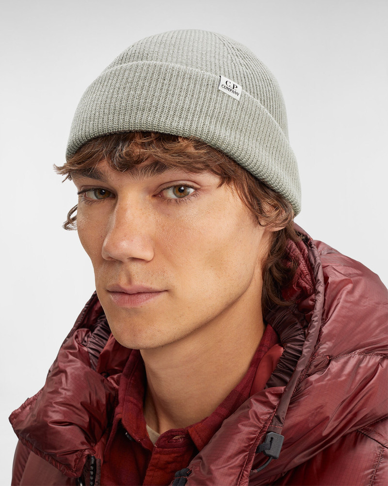 C.P. Company Re-Wool Short Beanie outlook