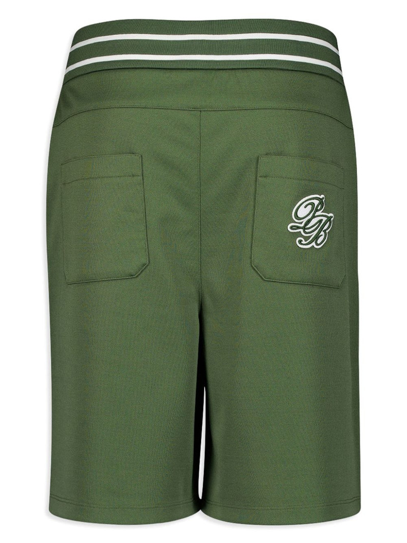 Balmain logo-print drawstring shorts outlook