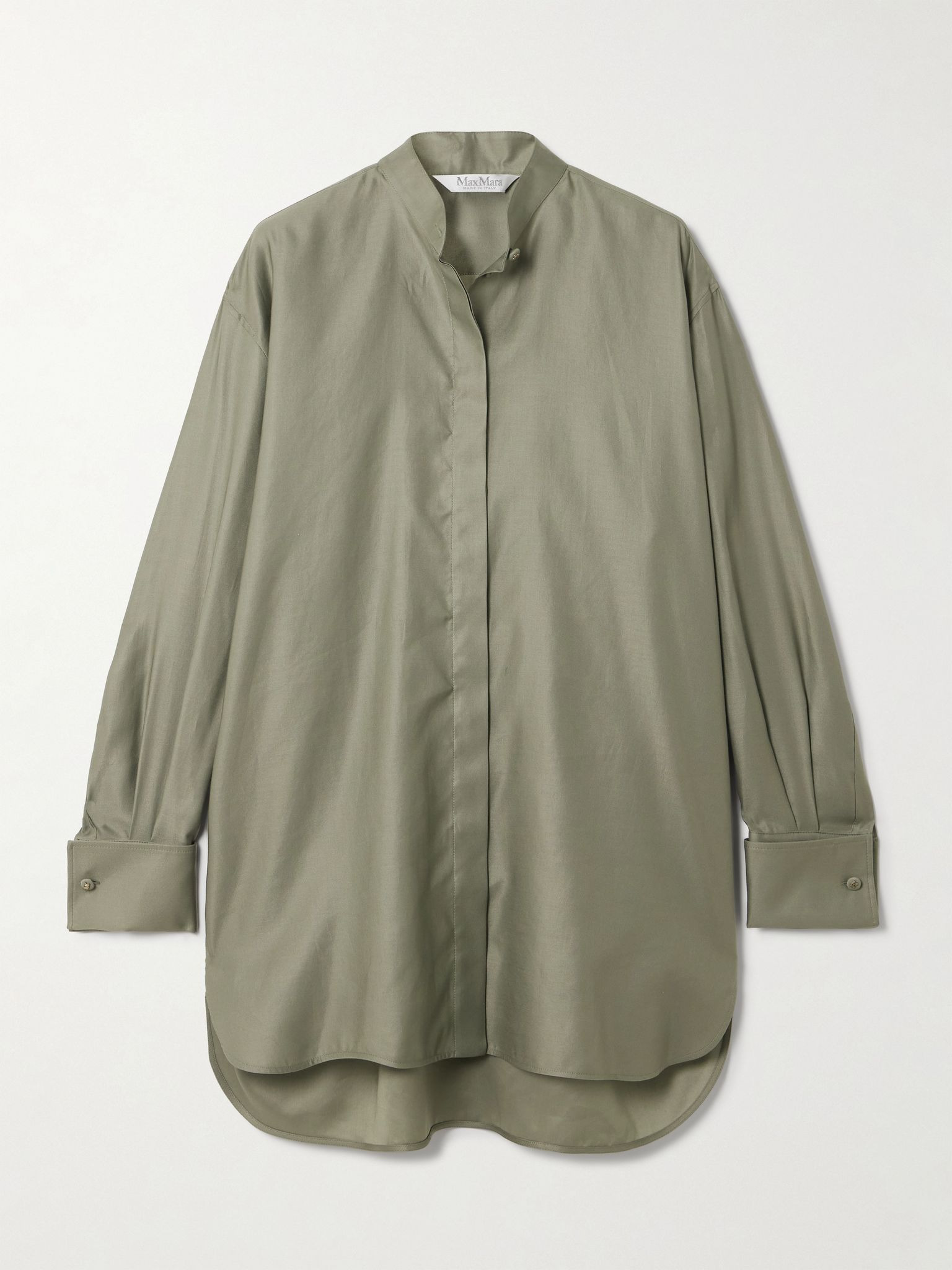 Anta cotton shirt Sage green - 1
