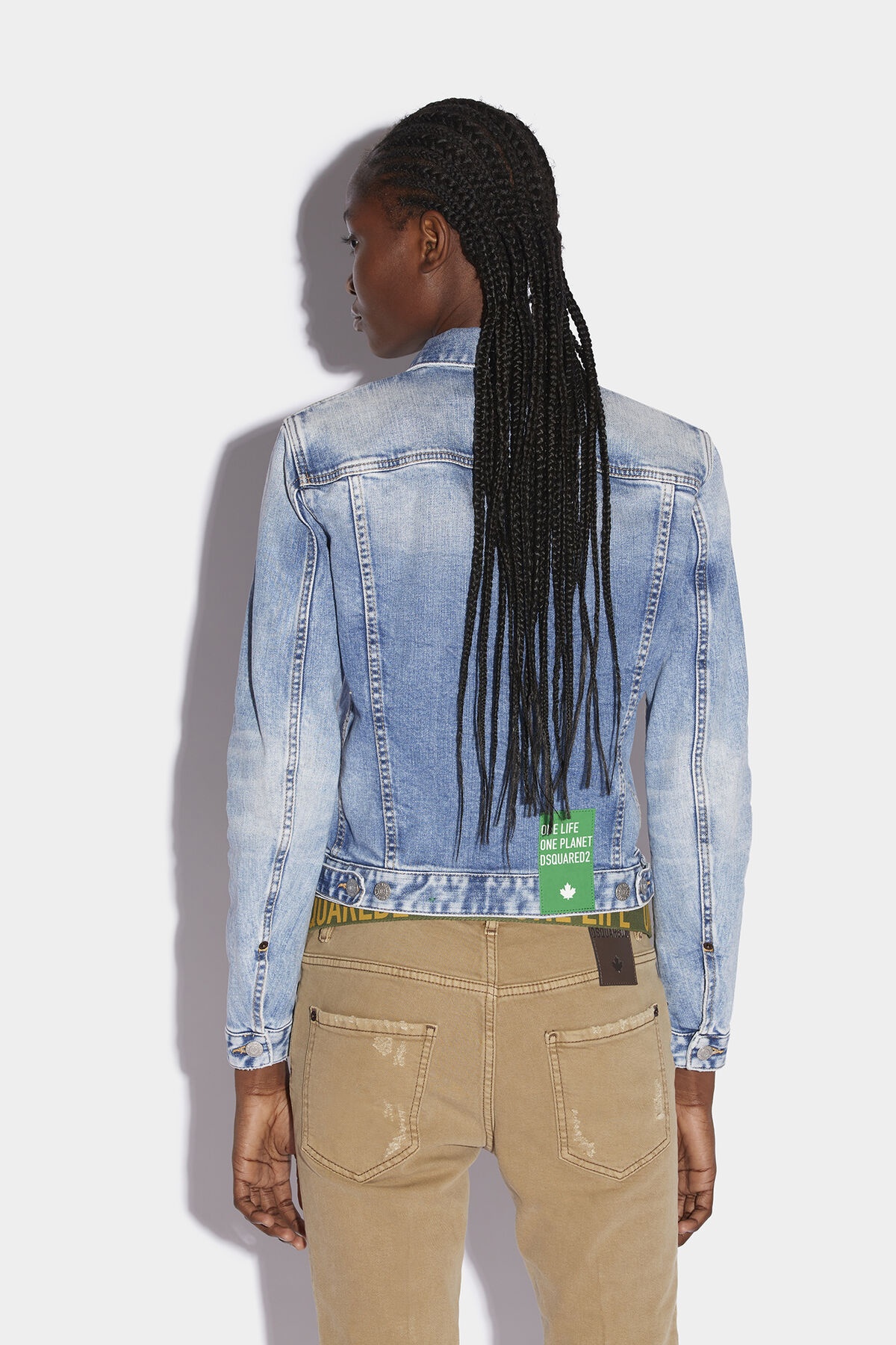 GREEN TAB PARTIALLY ORGANIC COTTON BOYFRIEND JACKET - 2