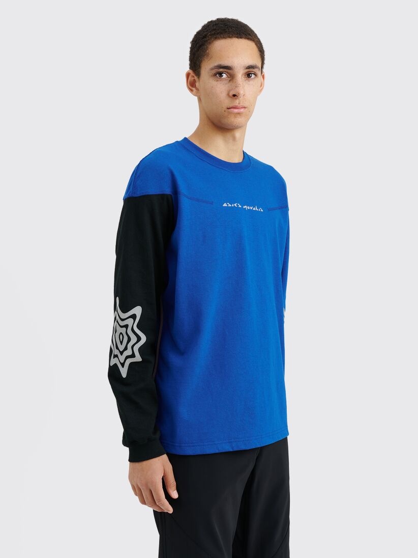 Asics Novalis Bixance Longsleeve T-Shirt Blue / Obsidian