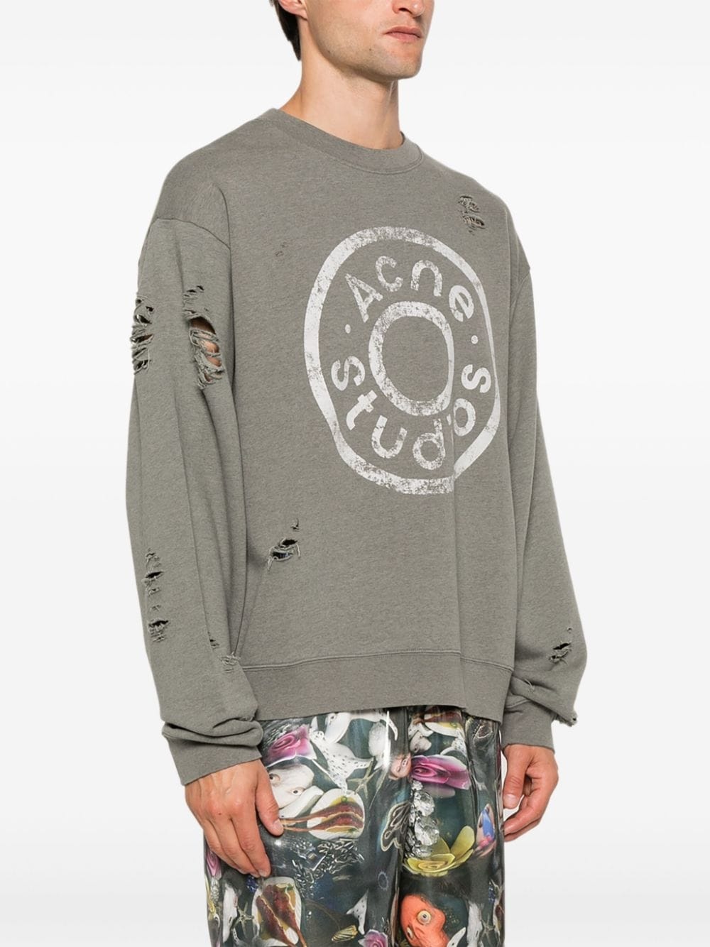 logo-print sweatshirt - 4