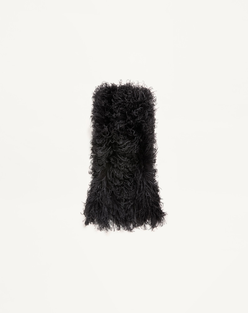 VALENTINO FEATHERS SCARF WITH OSTRICH AND TURKEY FEATHERS 4