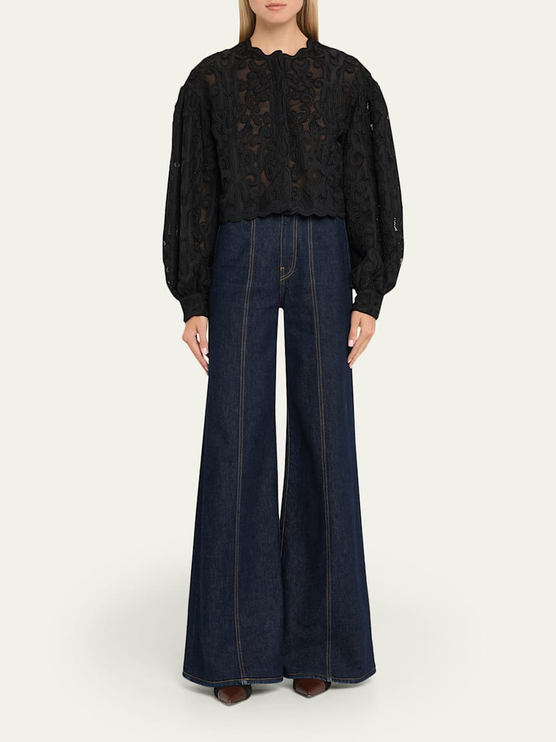 ULLA JOHNSON Coletta Appliqué Jacket outlook