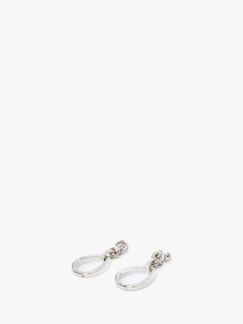 JW Anderson OVERSIZED LINK CHAIN EARRINGS outlook