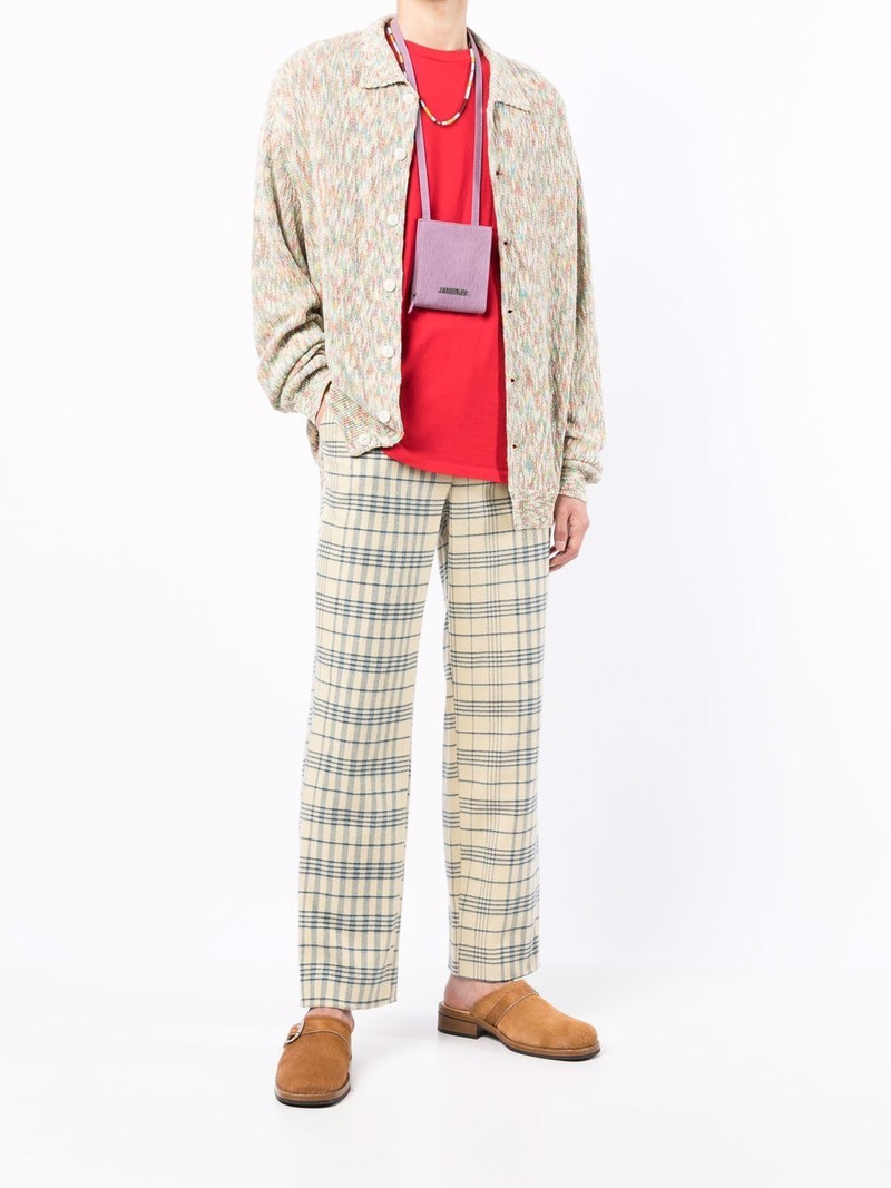BODE checked straight-leg trousers outlook