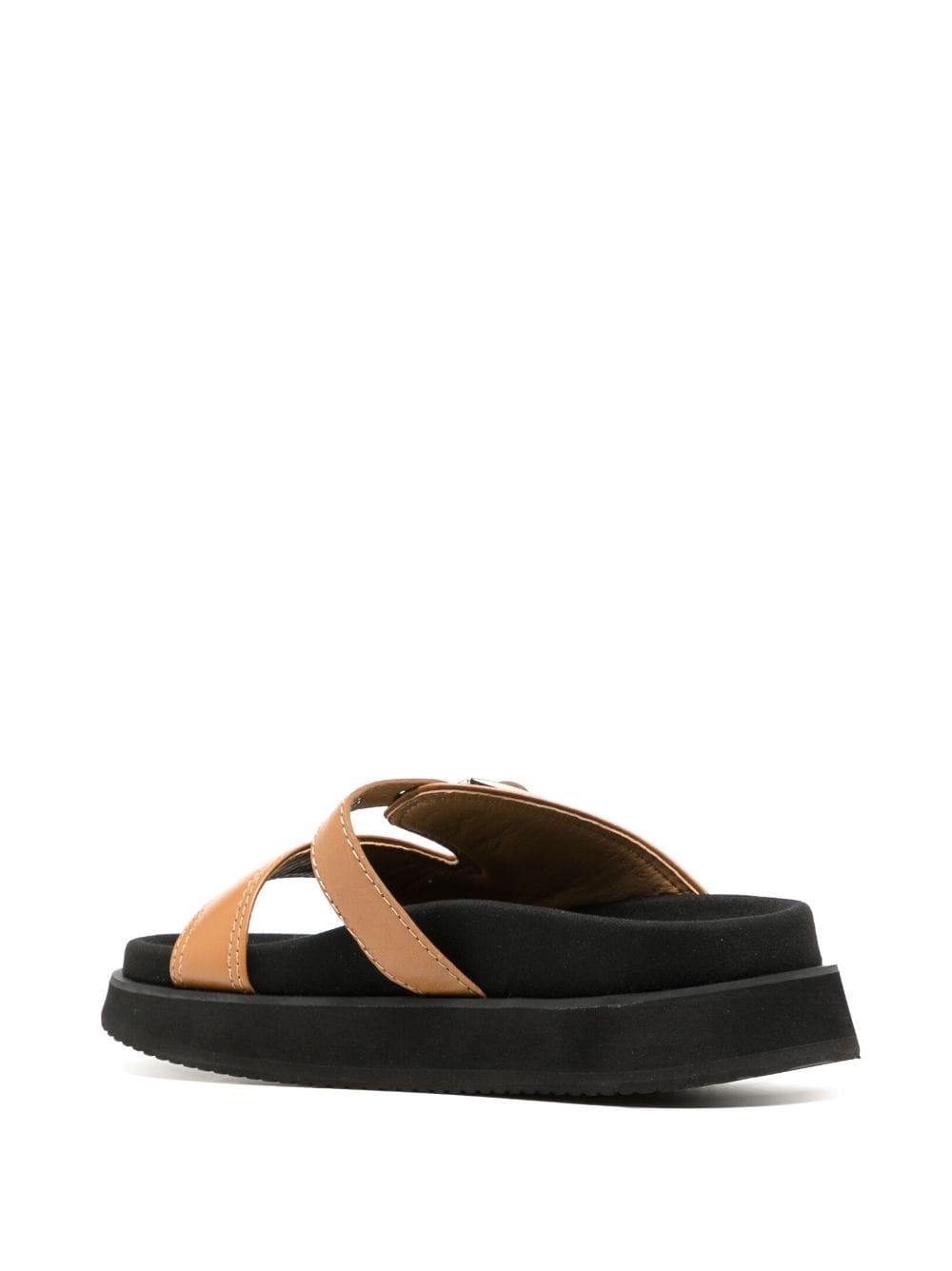 buckle-fastening leather sandals - 3