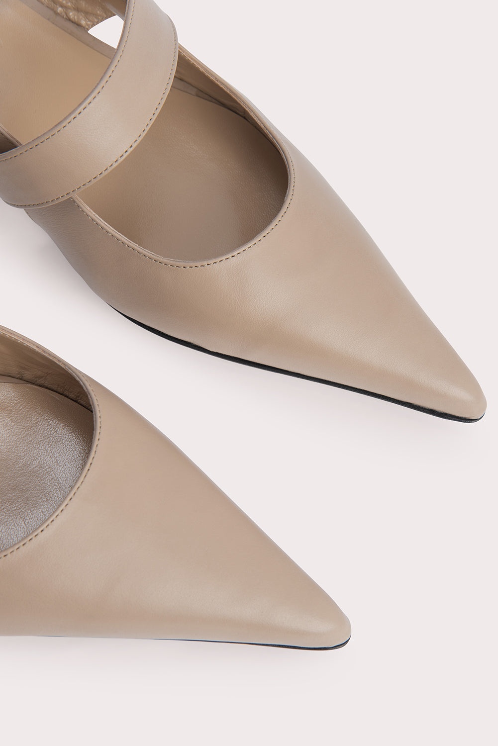 Shirley Taupe Nappa Leather - 3
