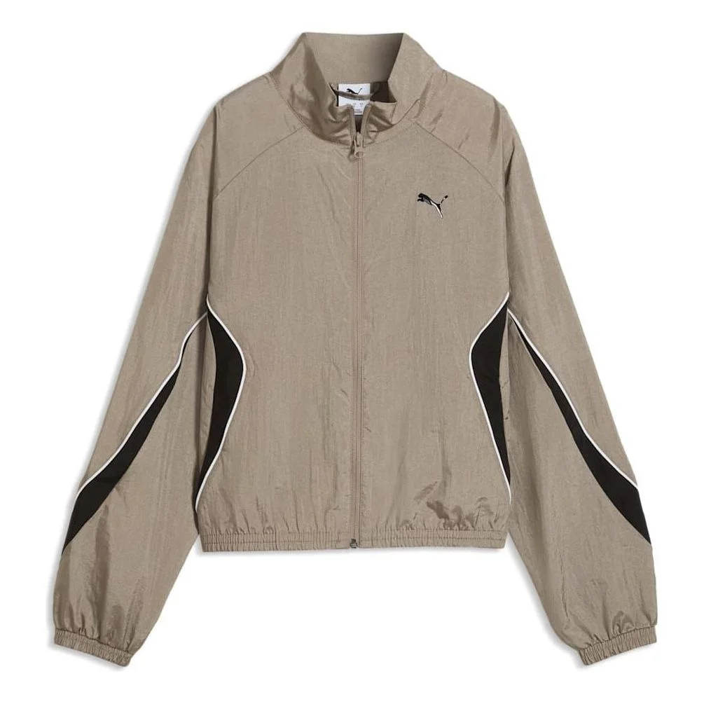 (WMNS) PUMA Sport Relaxed Woven Jacket 'Mouse Gray' 694049-81 - 1