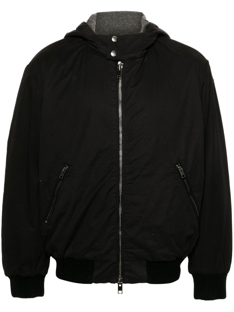 Alain Oval-D hooded jacket 1