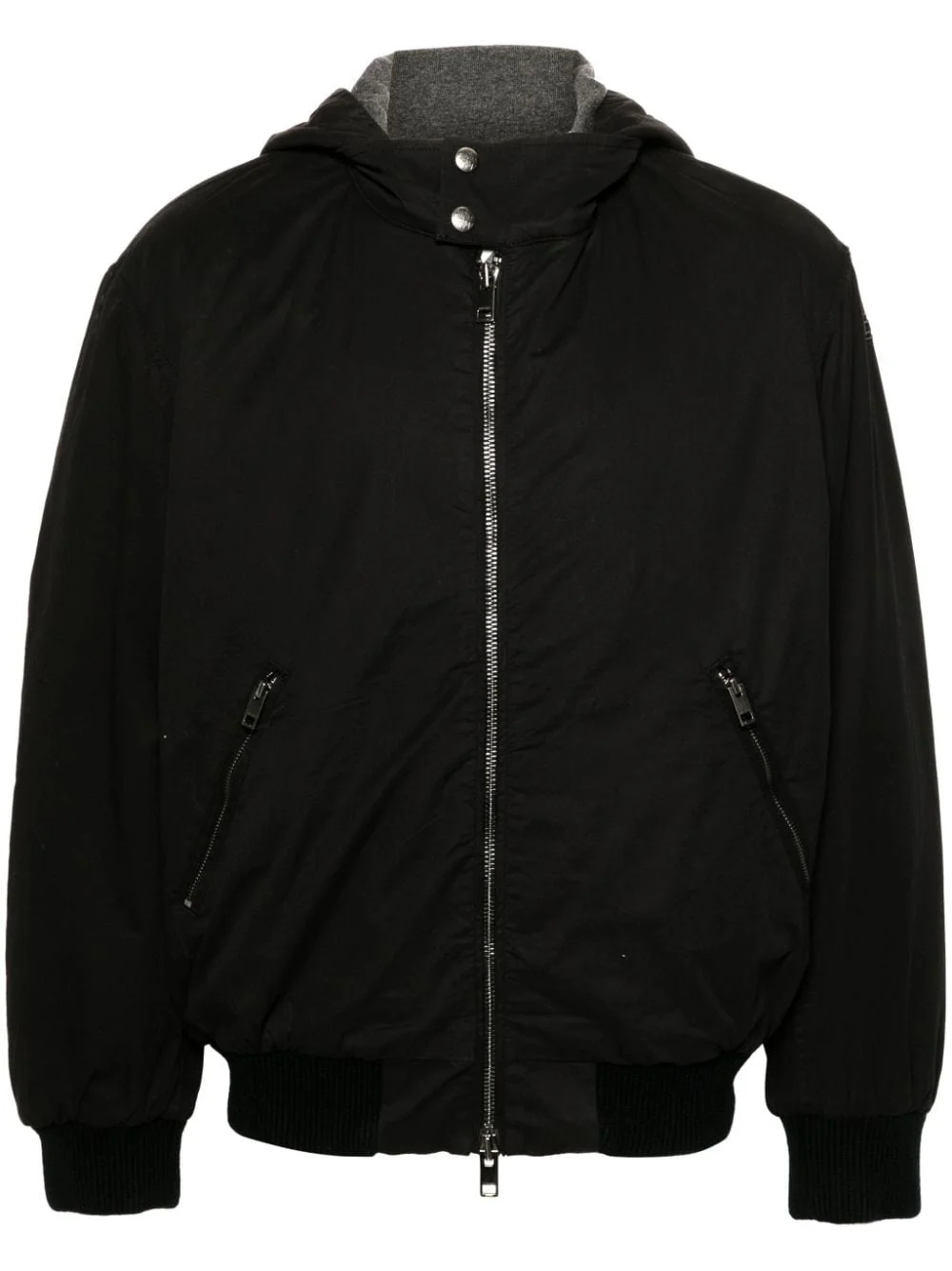 Alain Oval-D hooded jacket - 1
