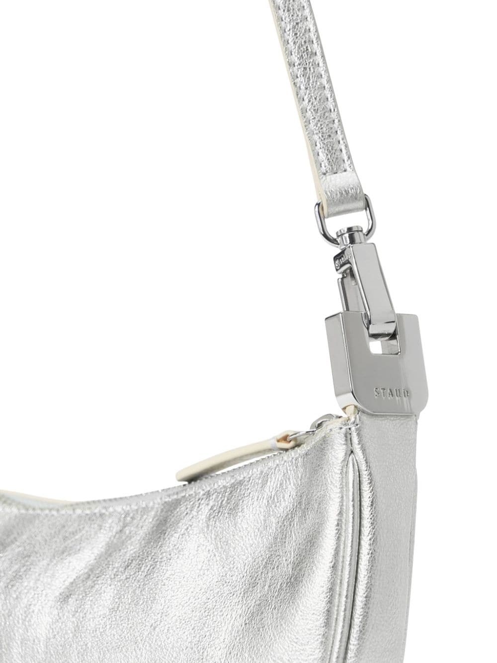 Walker metallic-leather crossbody bag - 4