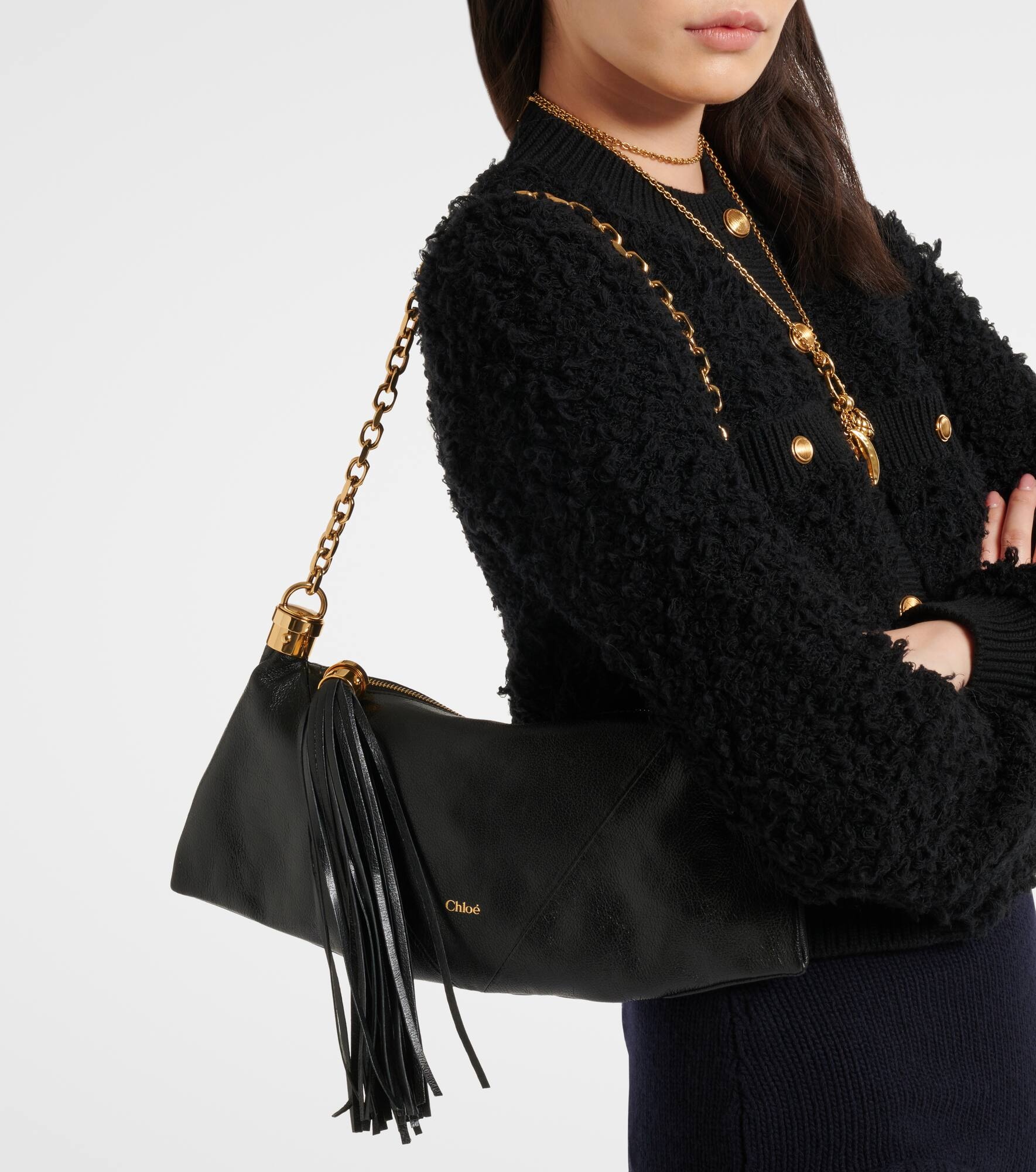 Foulard Small leather shoulder bag - 2