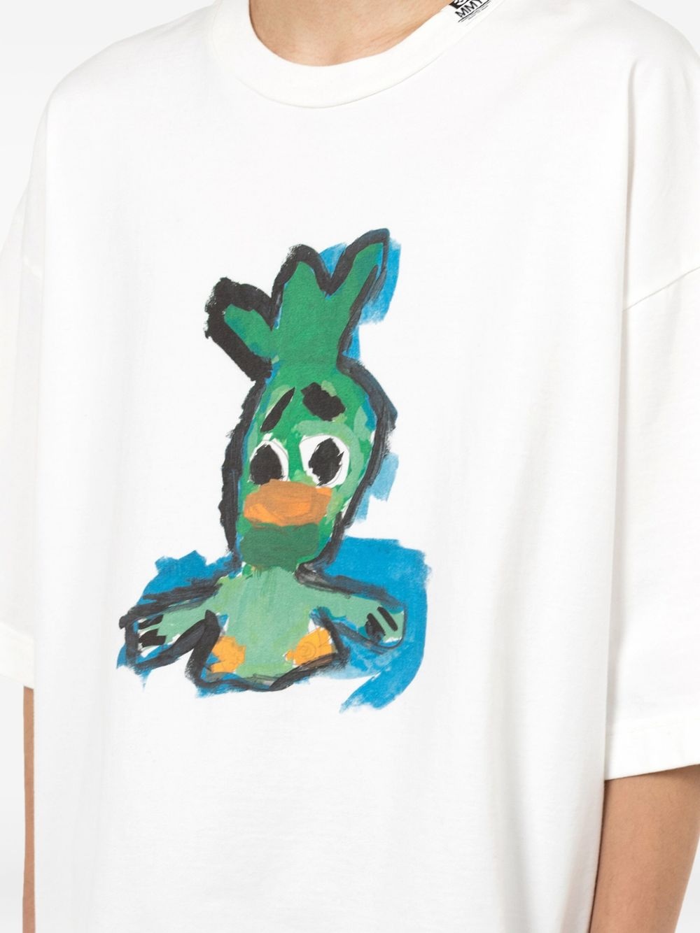 Leon duck-print T-shirt - 4