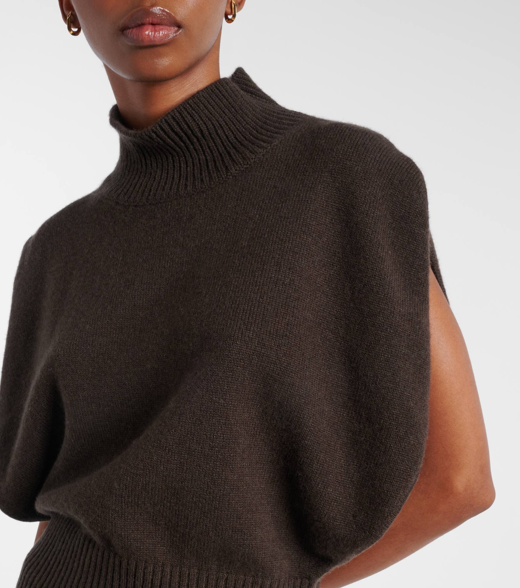Zaya knitted cashmere top - 5