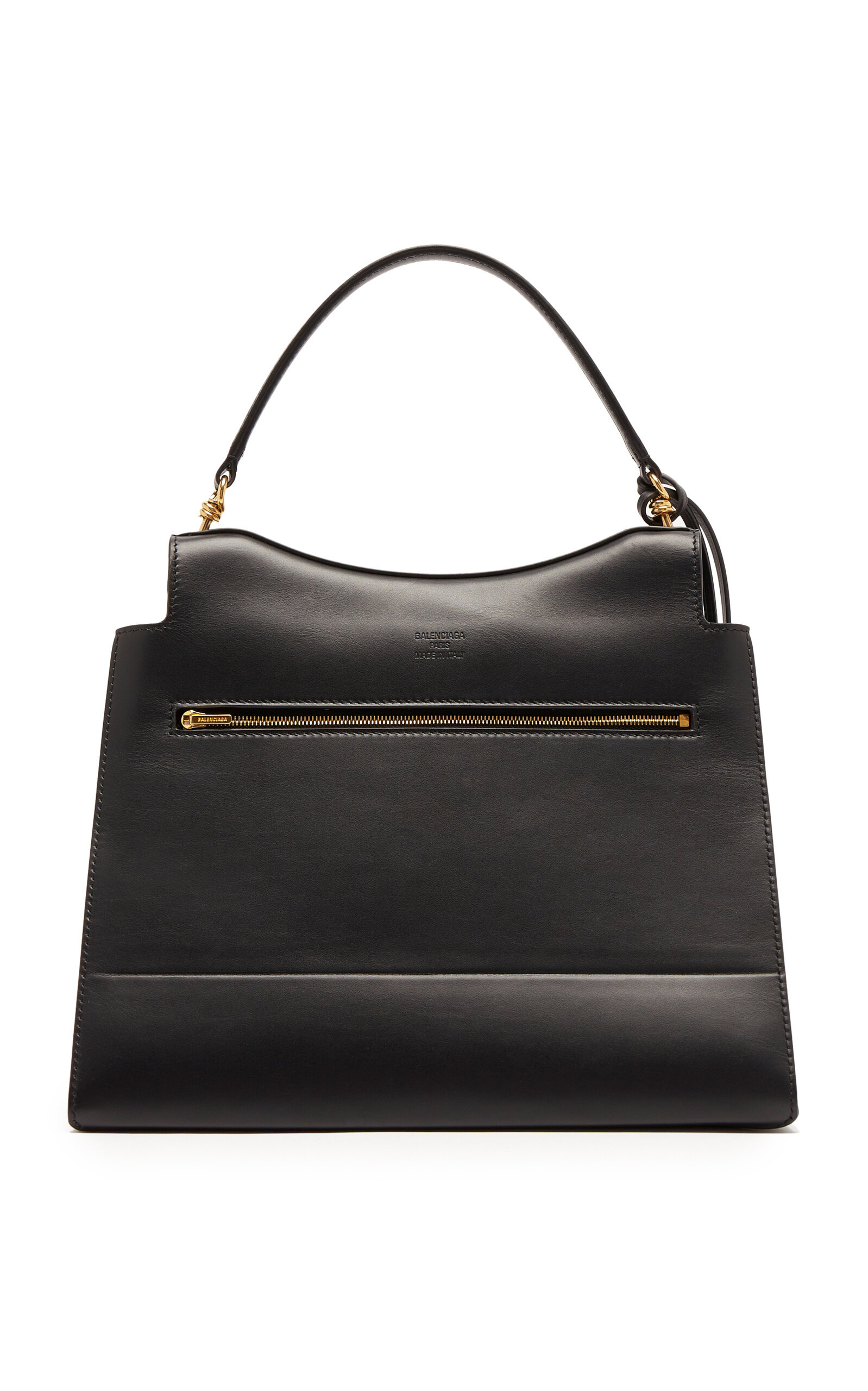 Nano Medium Leather Top Handle Bag black - 5