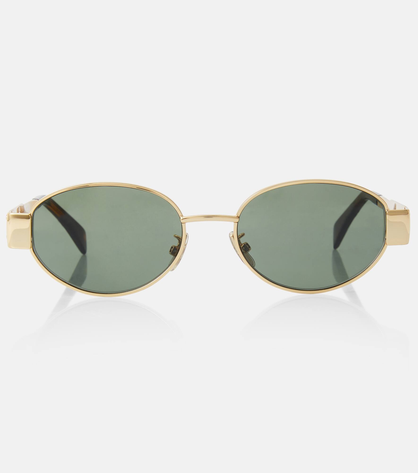 Triomphe Metal 01 oval sunglasses - 1