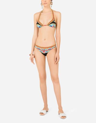 Dolce & Gabbana Carretto-print bikini outlook