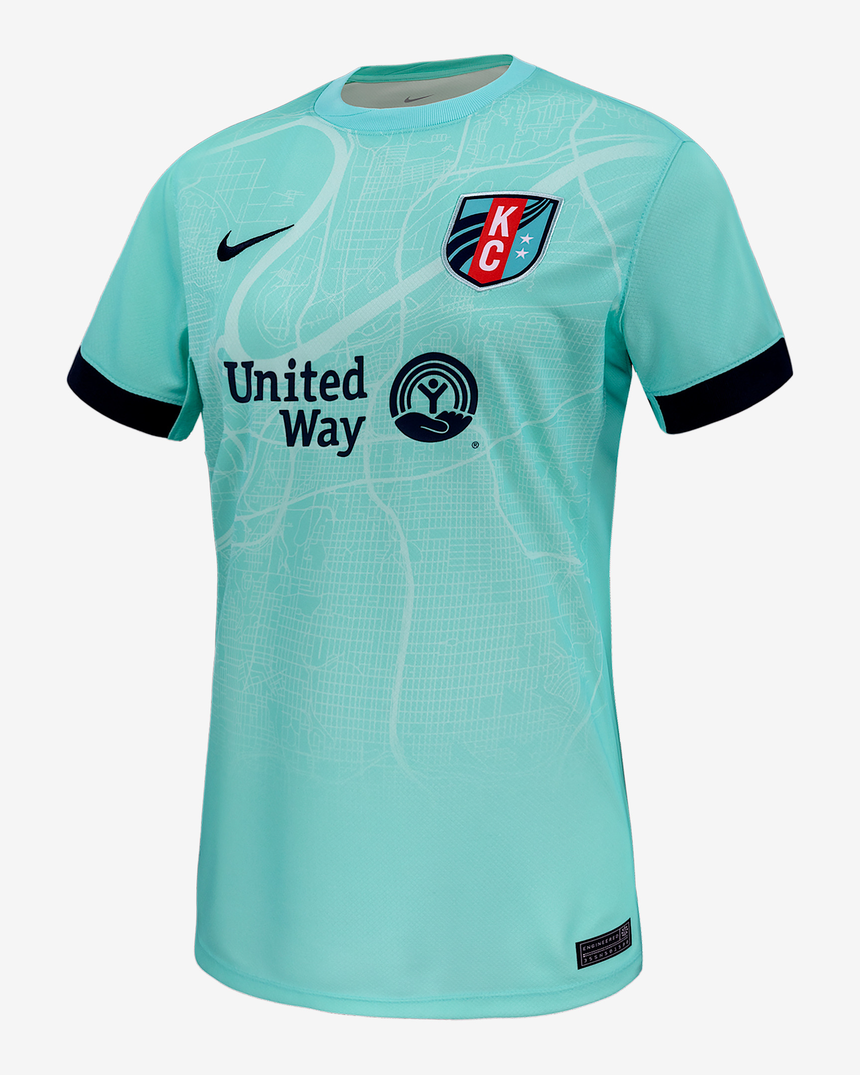 Temwa Chaŵinga KC Current 2025 Stadium Away Women's Nike Dri-FIT NWSL Replica Jersey - 3