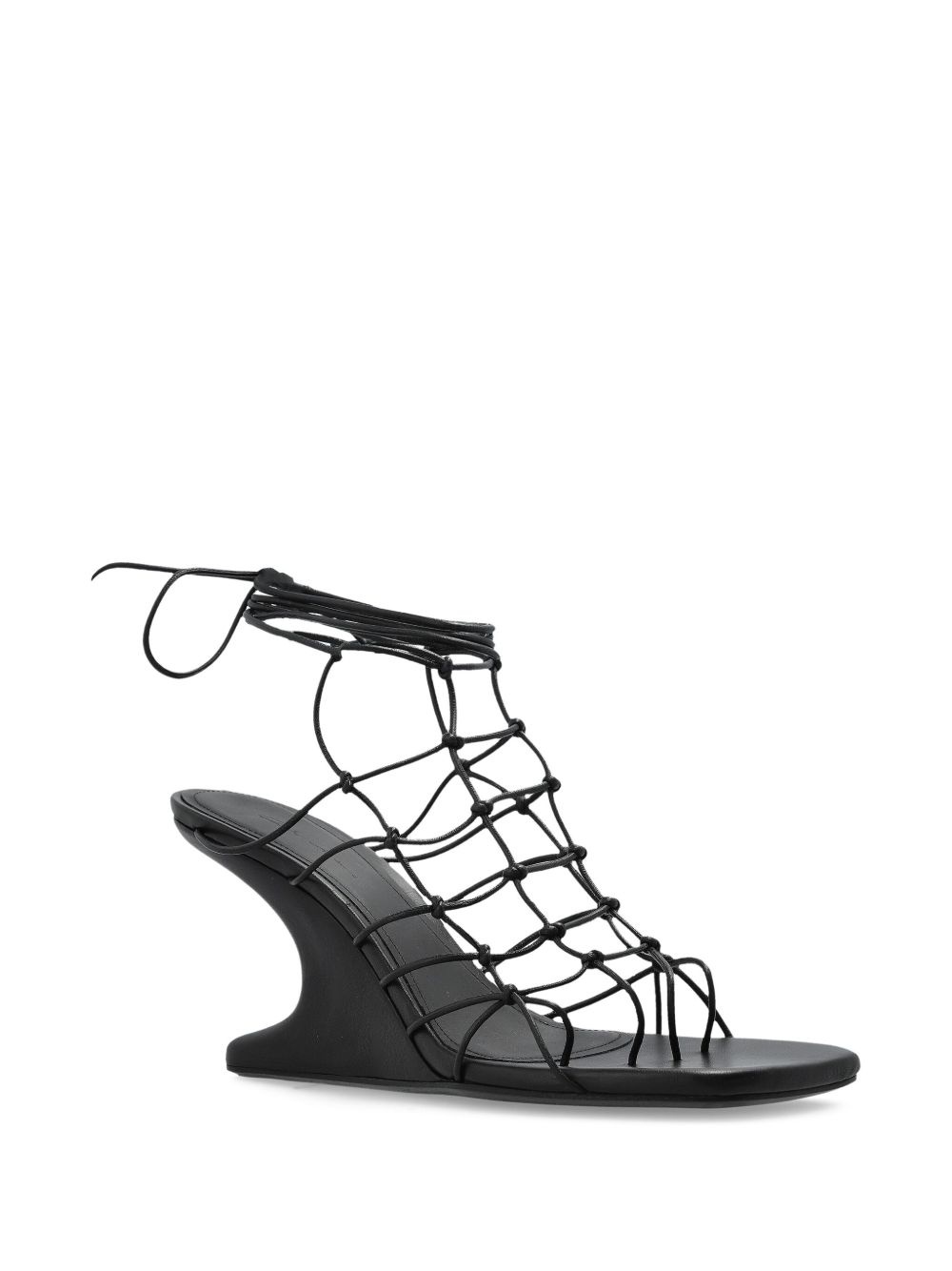 sculpted-wedge sandals - 2