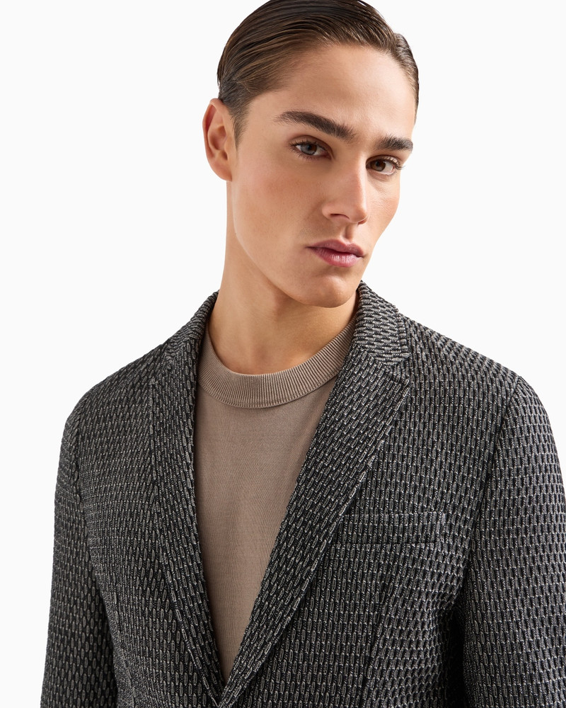 ICON ARMURE VIRGIN WOOL SINGLE-BREASTED JACKET 5