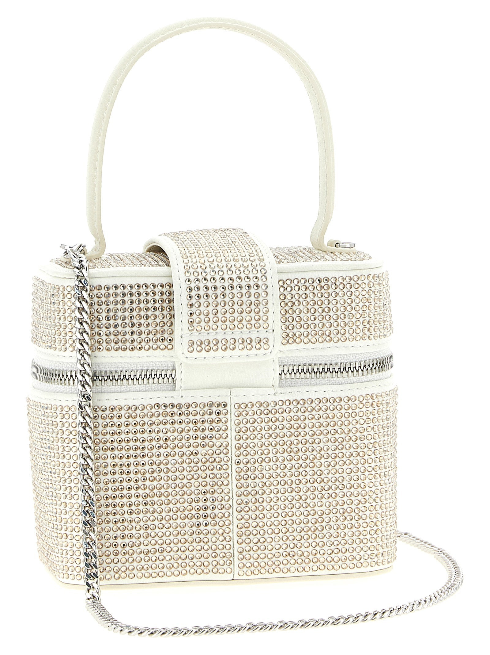 Self Portrait Women 'Satin Rhinestone Vanity Case' Handbag - 2