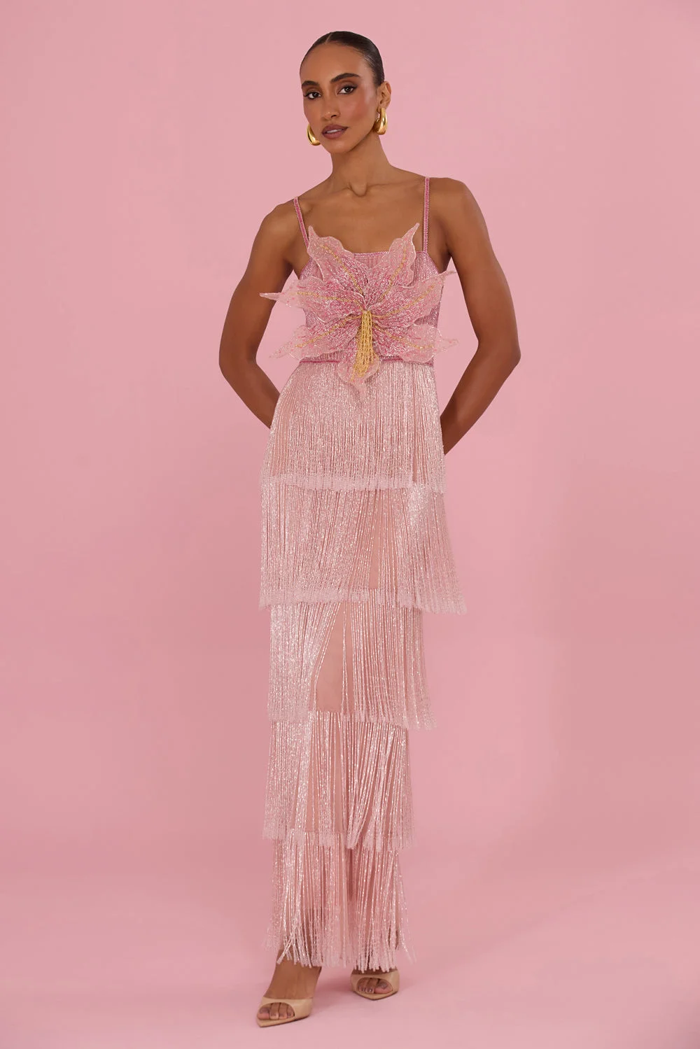 SOLAR EMBROIDERY GOWN - 1