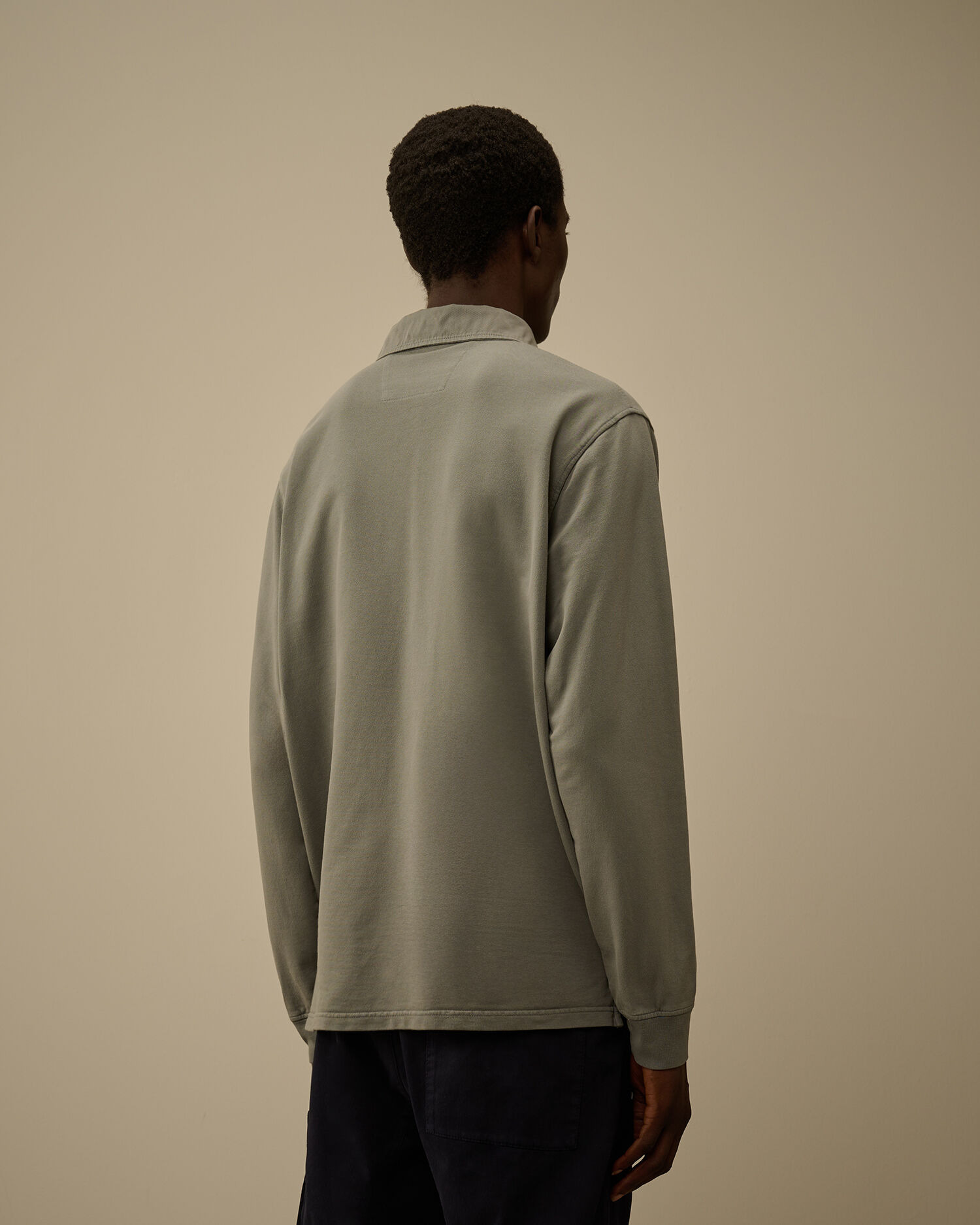 Light Fleece Polo Sweatshirt - 4
