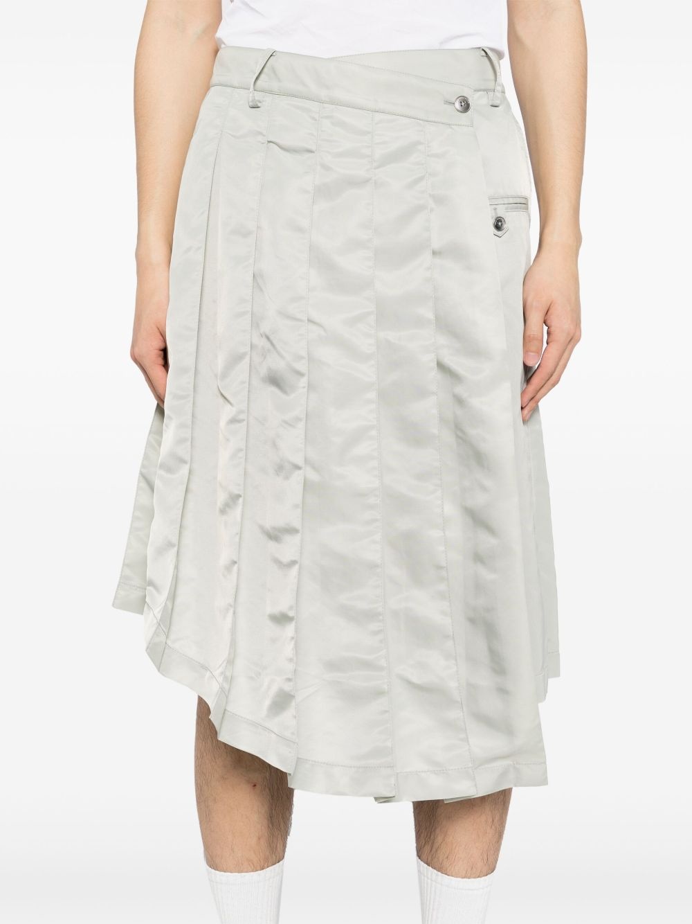 pleat detailing skirt - 5