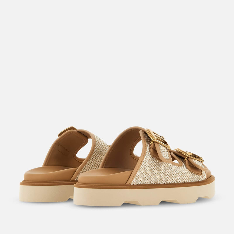 HOGAN Sandals Hogan H620 Brown Beige outlook