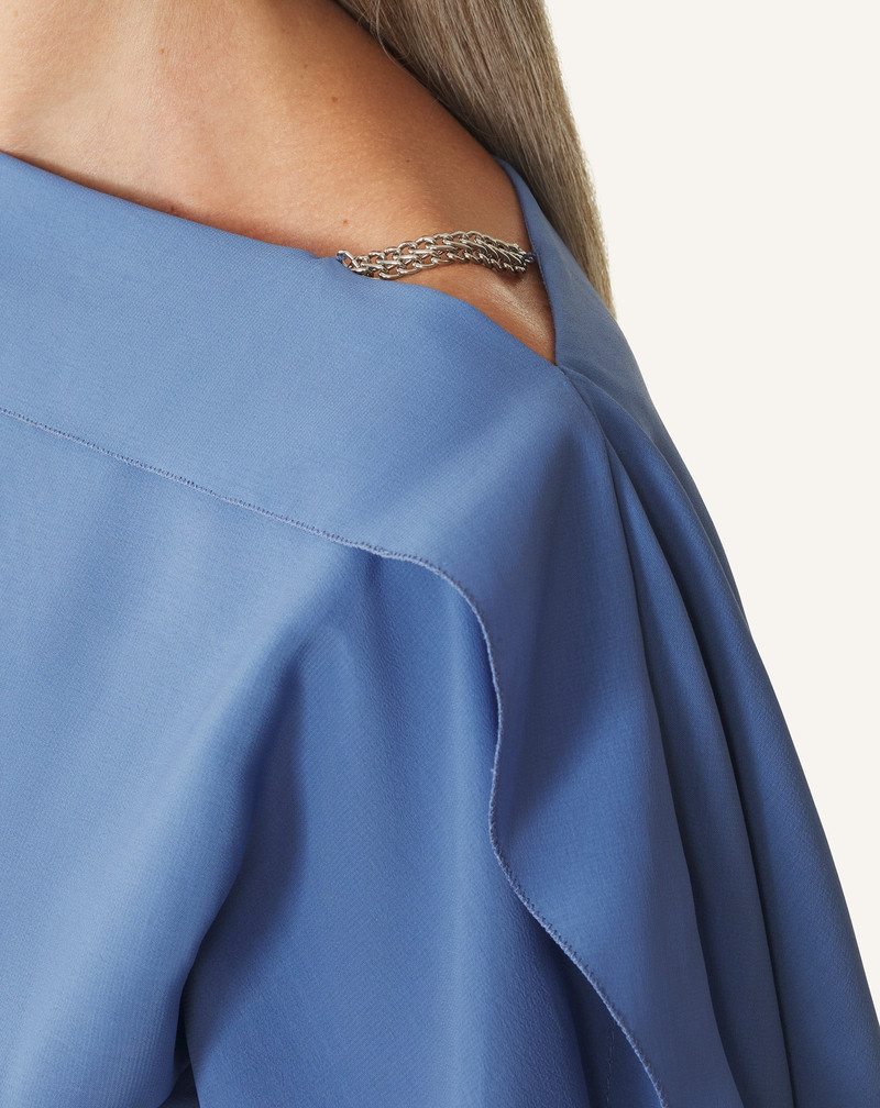LONG-SLEEVED TOP IN CREPE DE CHINE 6