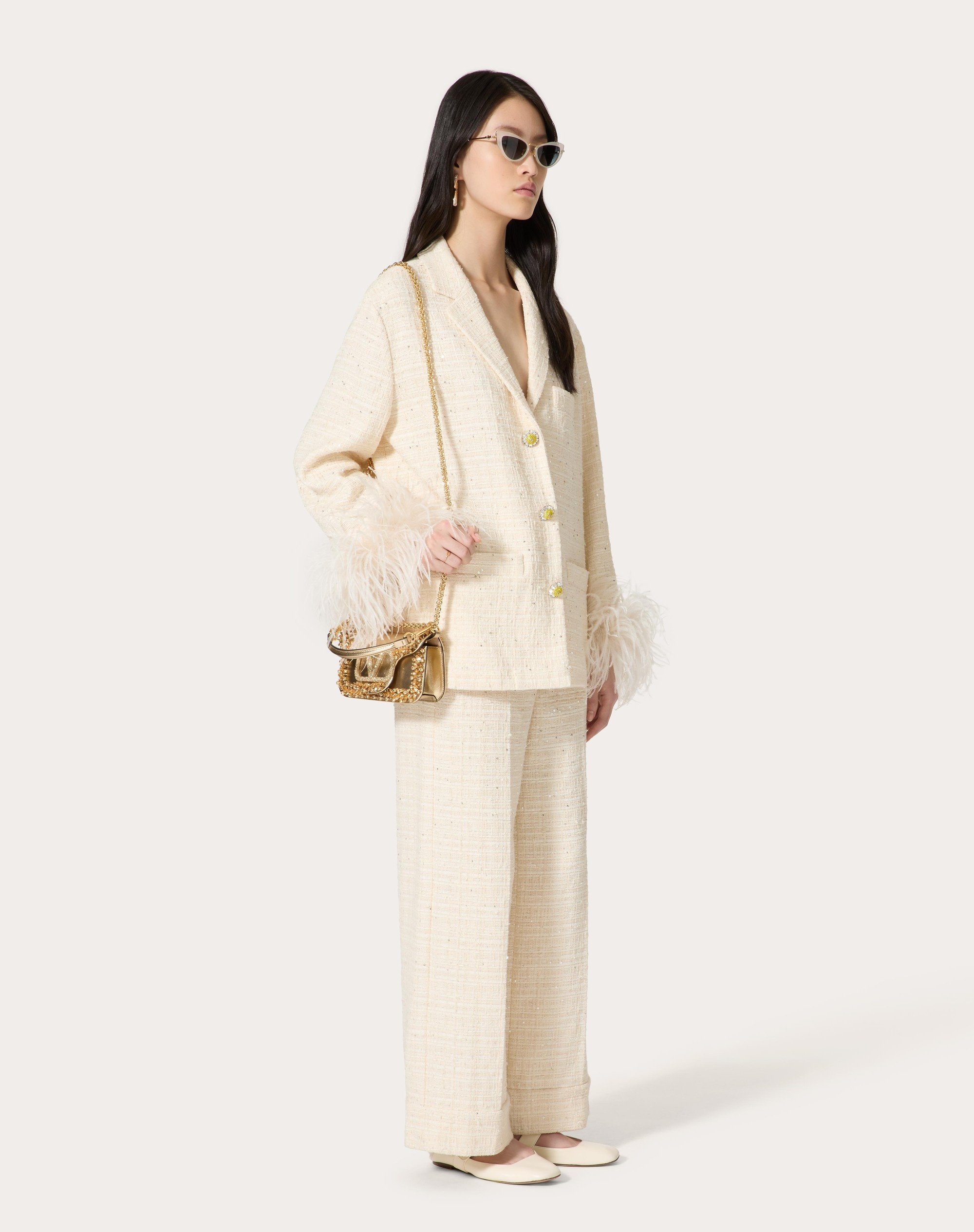 VALENTINO GARAVANI VALENTINO GARAVANI LOCÒ SMALL EMBROIDERED SHOULDER BAG - 2