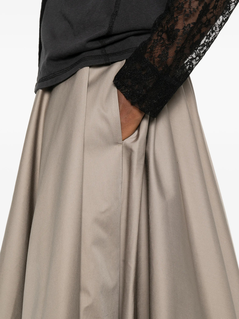 BALENCIAGA Balenciaga Gathered Midi Skirt outlook