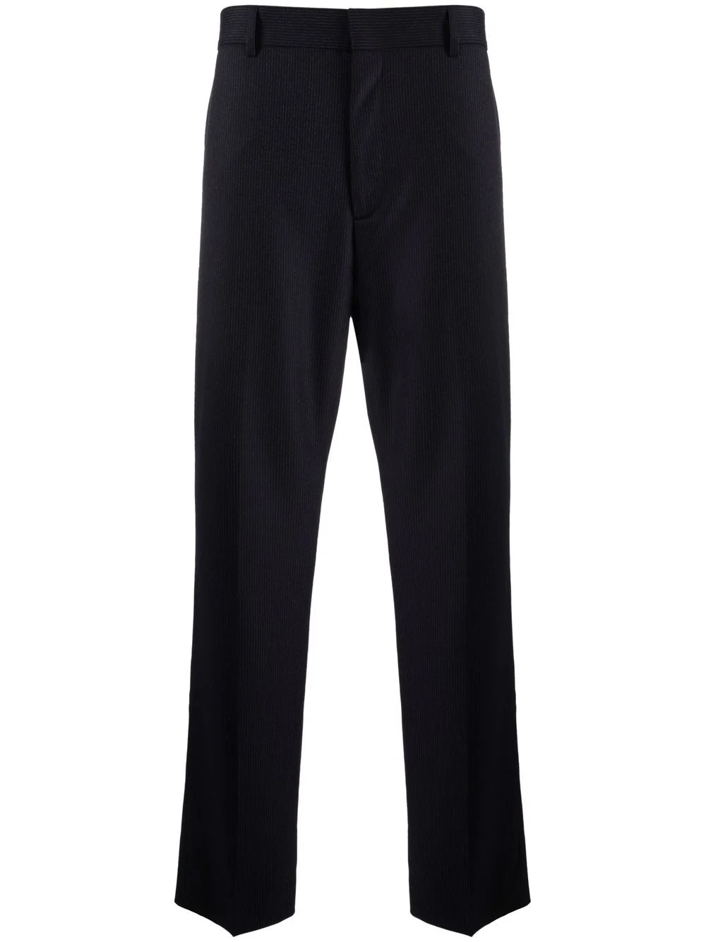 tailored-cut pinstripe suit trousers - 1