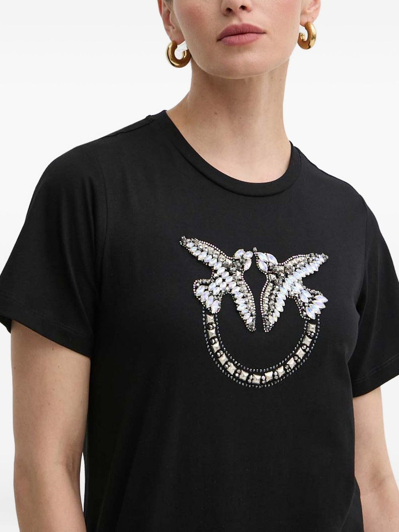 embellished graphic mini dress 5