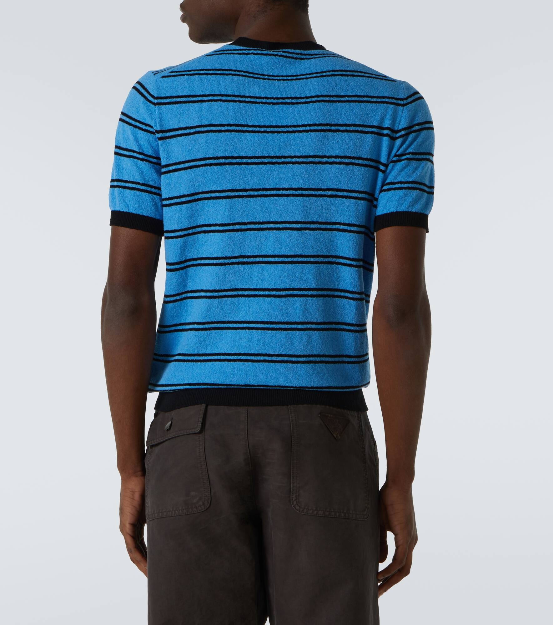 Striped cotton and silk shirt - 4