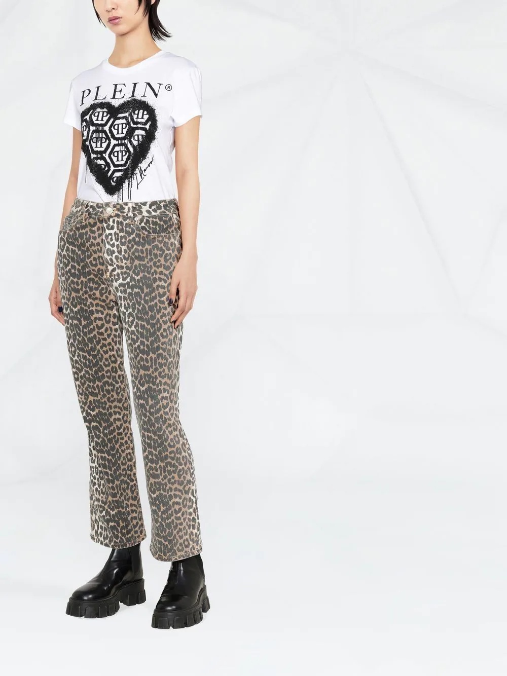 logo-print short-sleeve T-shirt - 2