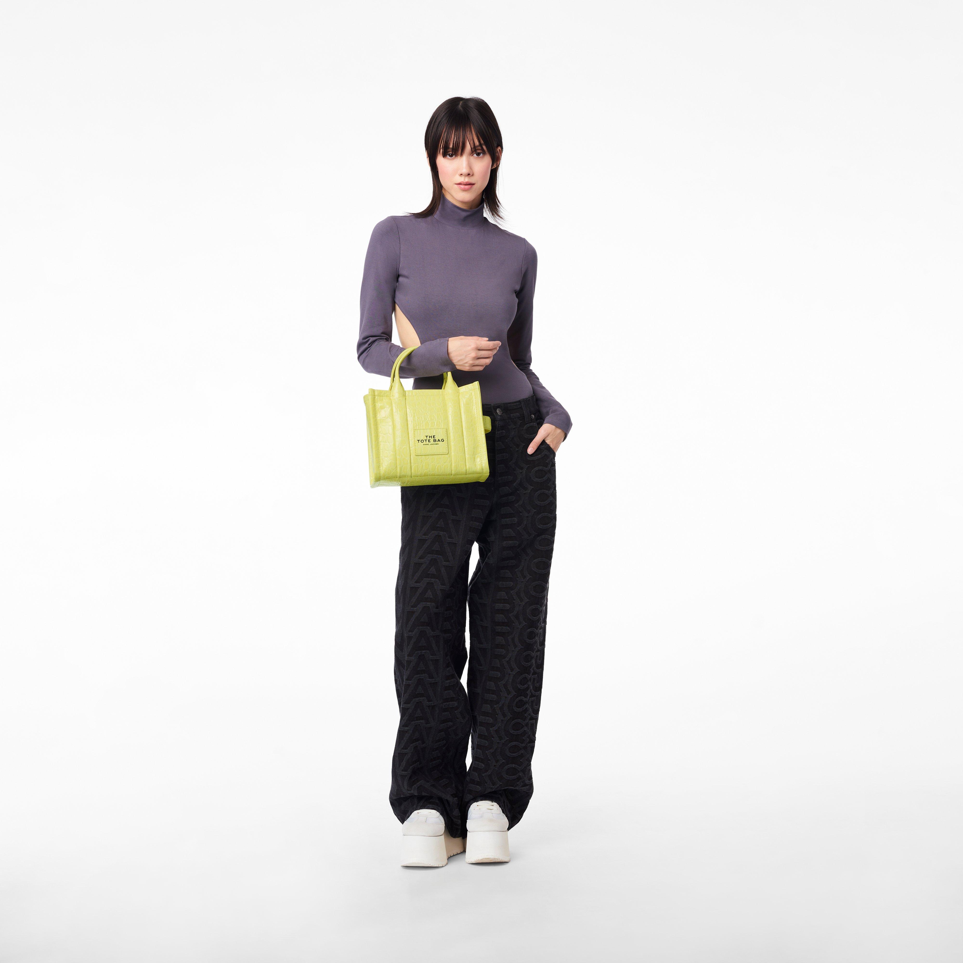 THE CROC-EMBOSSED MINI TOTE BAG - 4