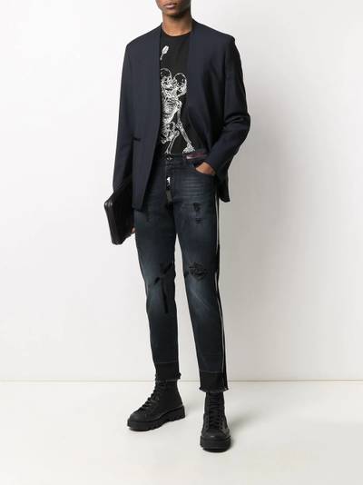 Dolce & Gabbana distressed straight-leg jeans outlook