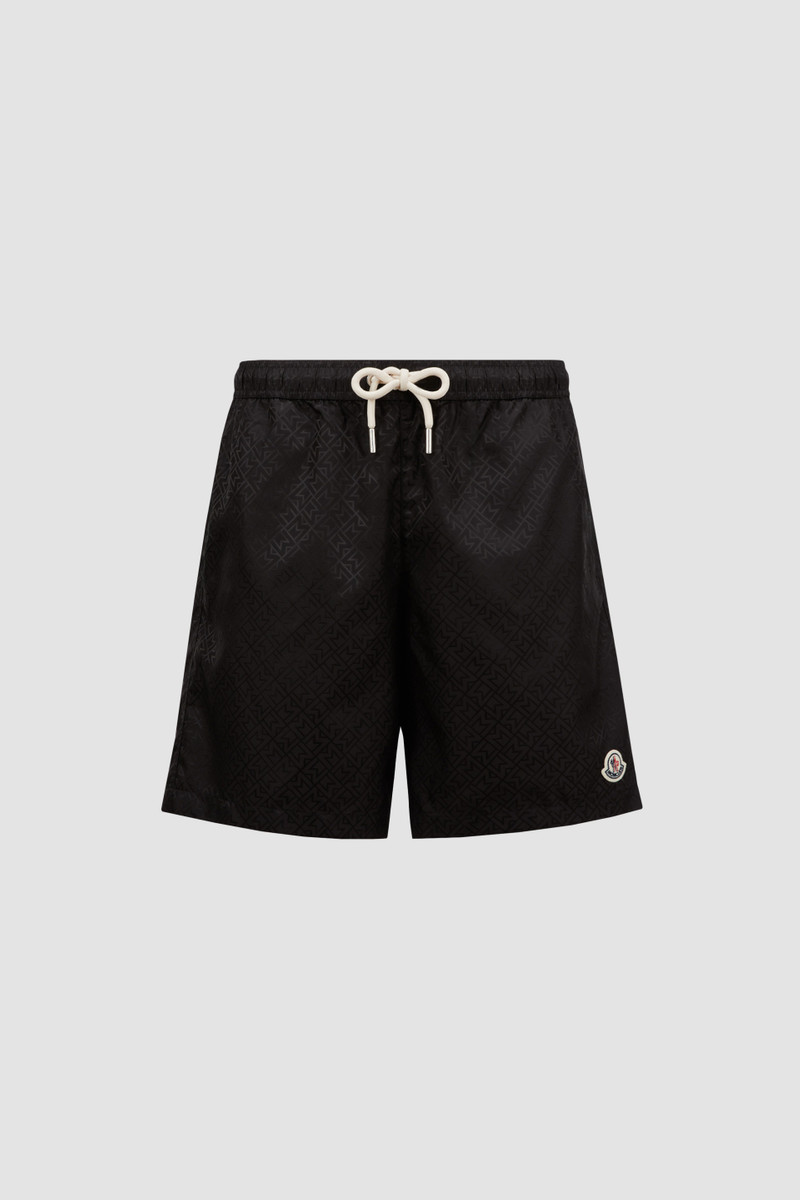 Monogram Jacquard Swim Shorts - 1