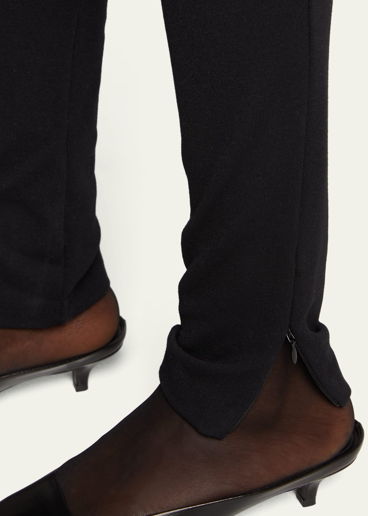 Zip-Cuff Viscose Leggings - 5