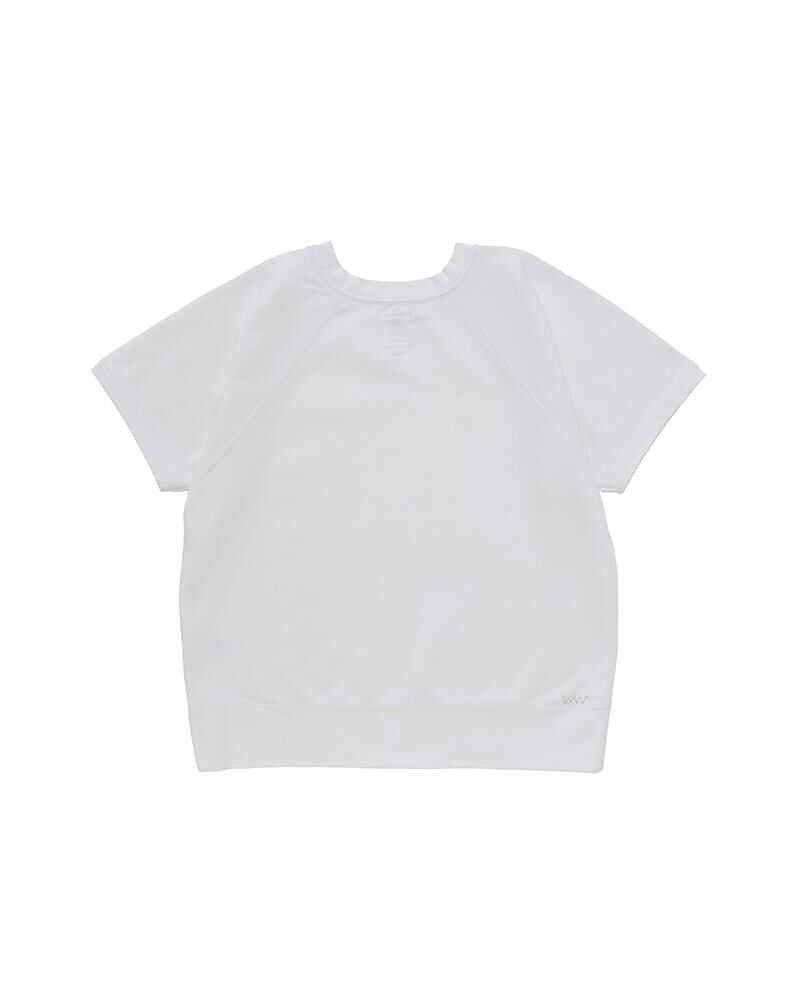 RAGLAN SWEAT S/S (SEA ISLAND) W WHITE - 2