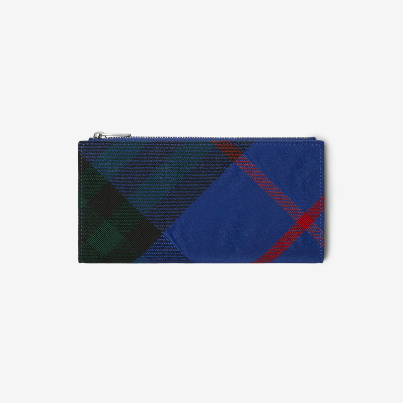 Large Check Bifold Wallet 1