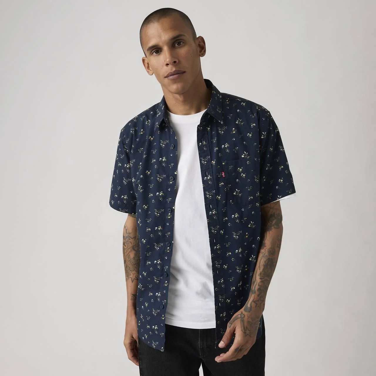 SHORT-SLEEVE CLASSIC ONE POCKET STANDARD FIT SHIRT - 1