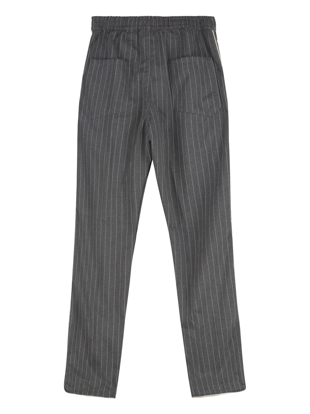pinstriped cropped trousers - 2
