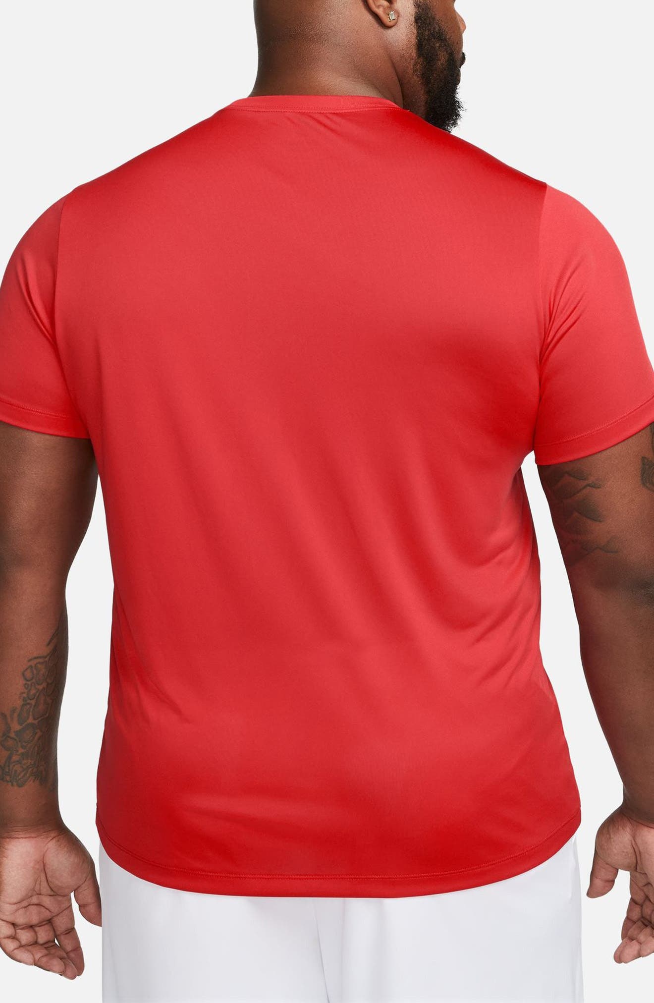 Nike Dri-FIT Legend T-Shirt in University Red/Black at Nordstrom - 4