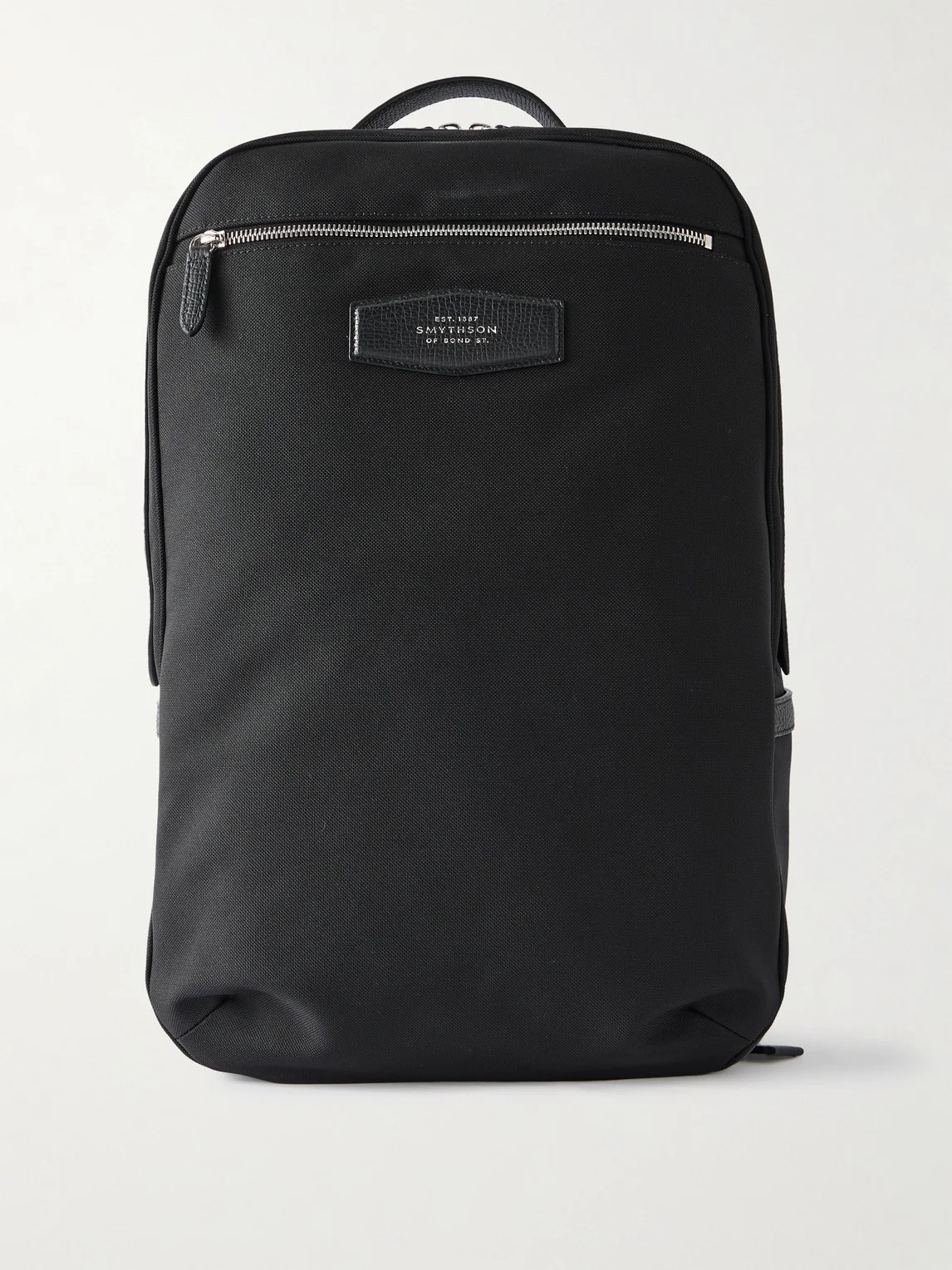 Norton Full-Grain Leather-Trimmed ECONYL® Nylon-Canvas Backpack - 1