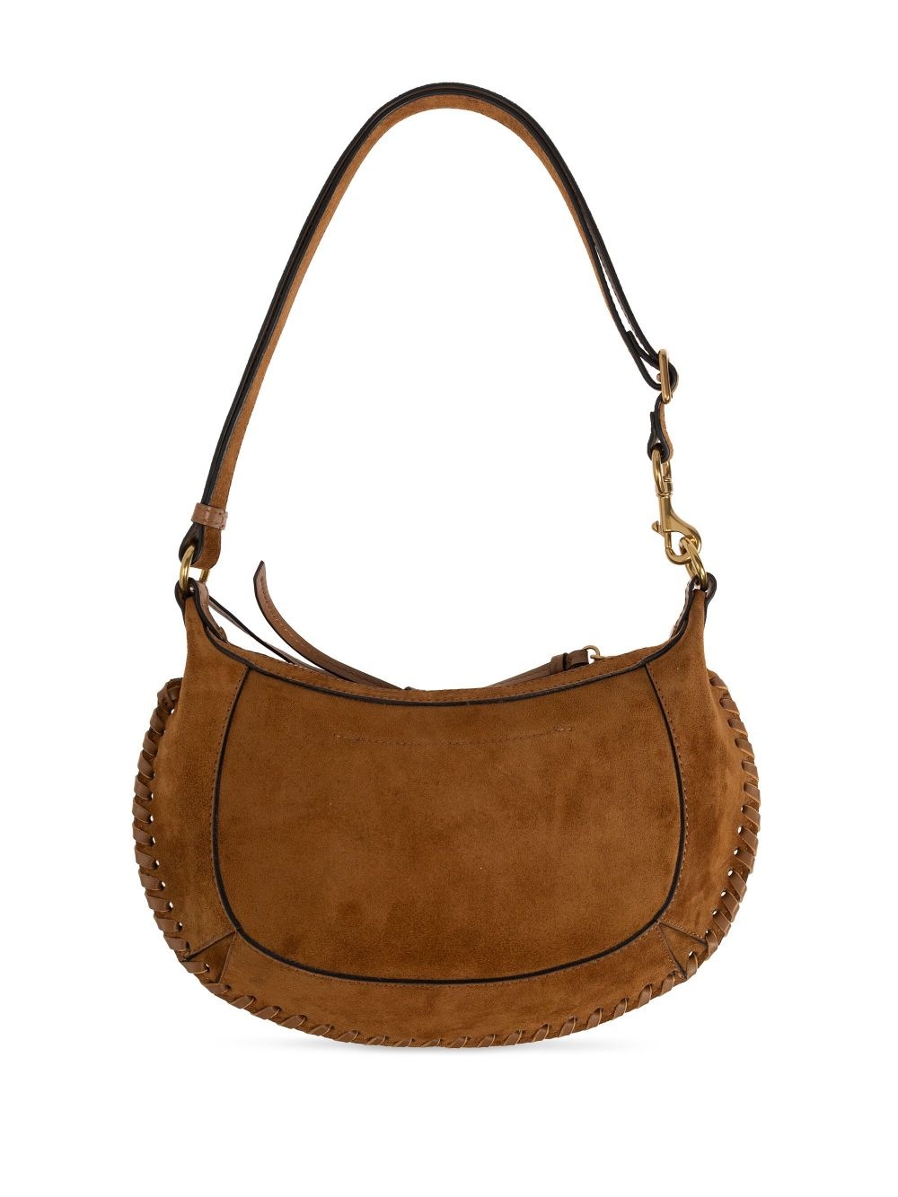 logo-stamp suede bag - 3