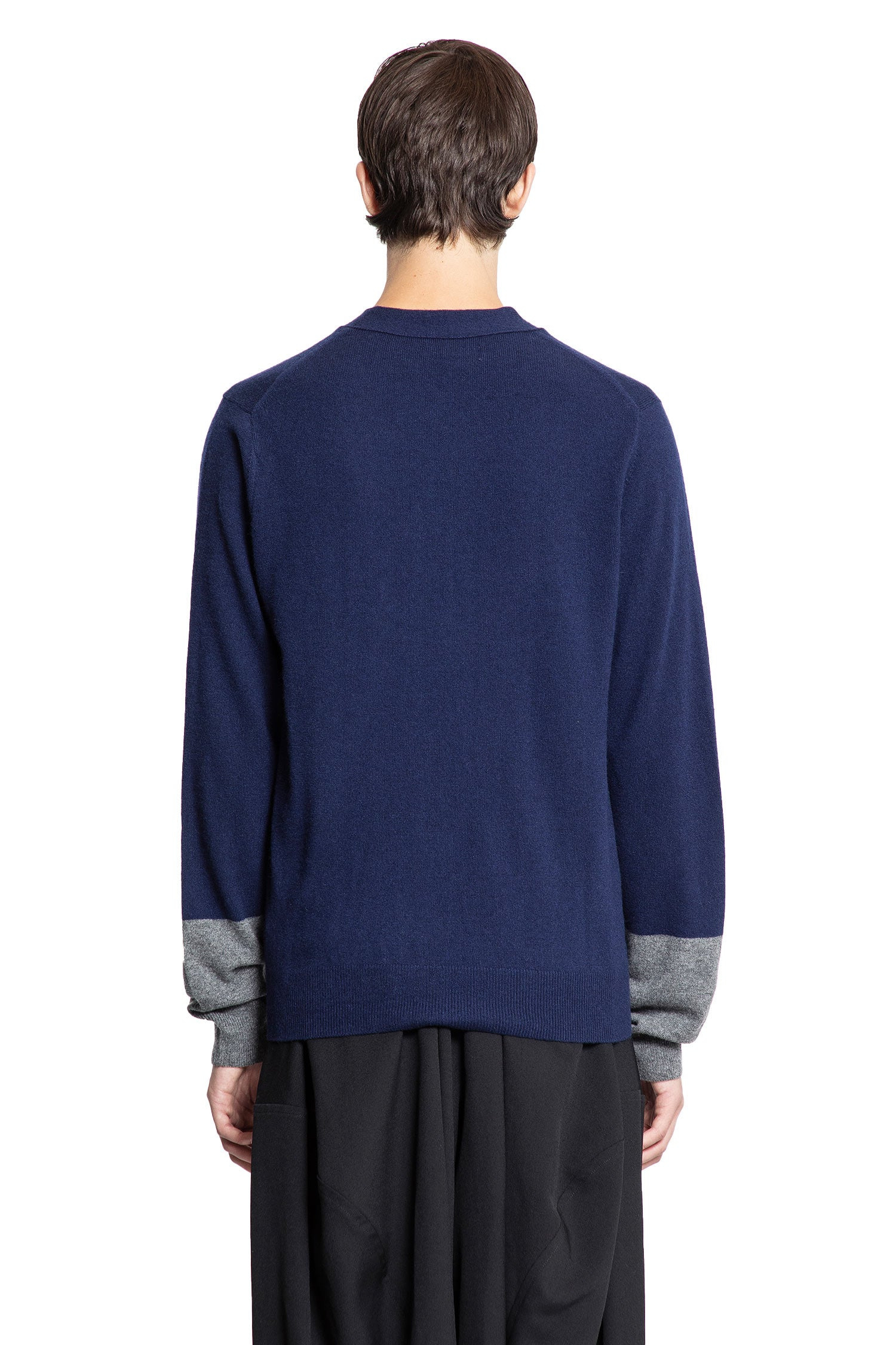 Two-Tone-Lambswool-Cardigan - 3