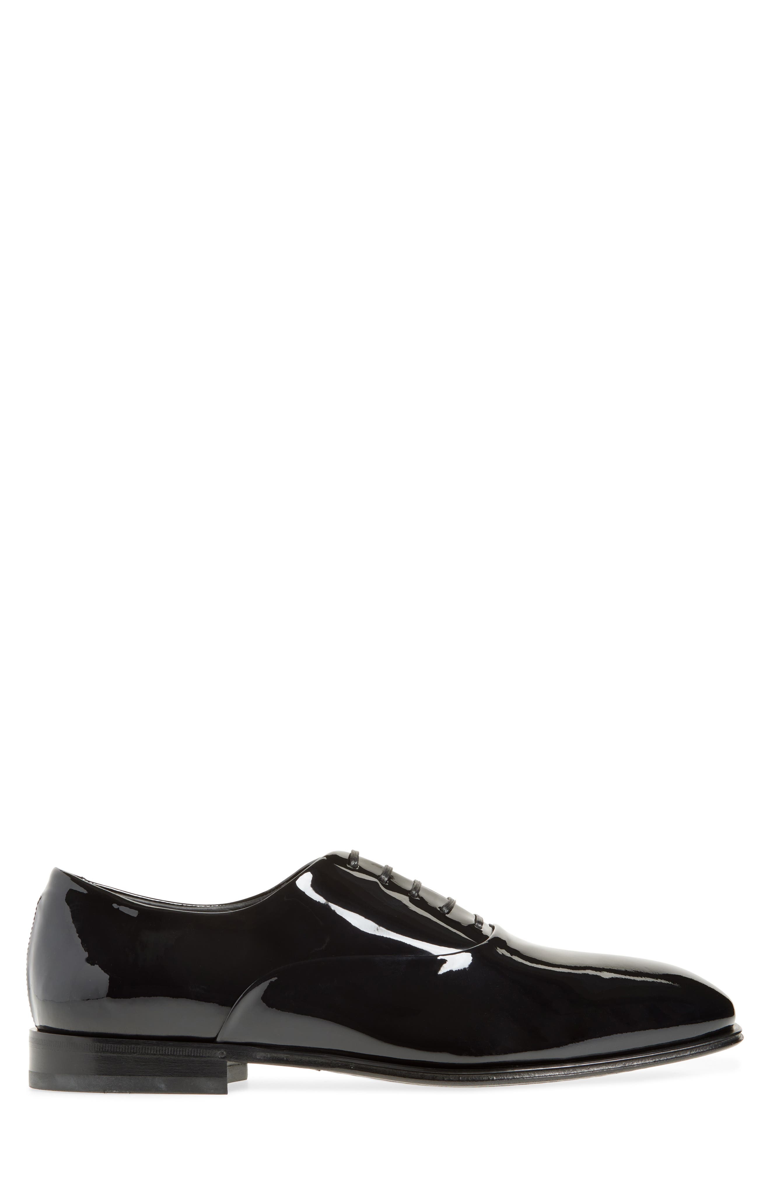 FERRAGAMO Denzel Tuxedo Shoe in Nero at Nordstrom - 3
